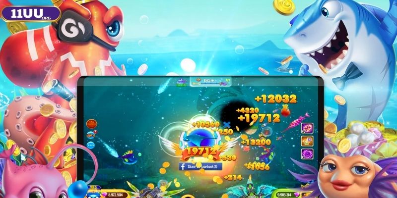 Bắn cá ăn xu với cơ chế đơn giản và sự kịch tính